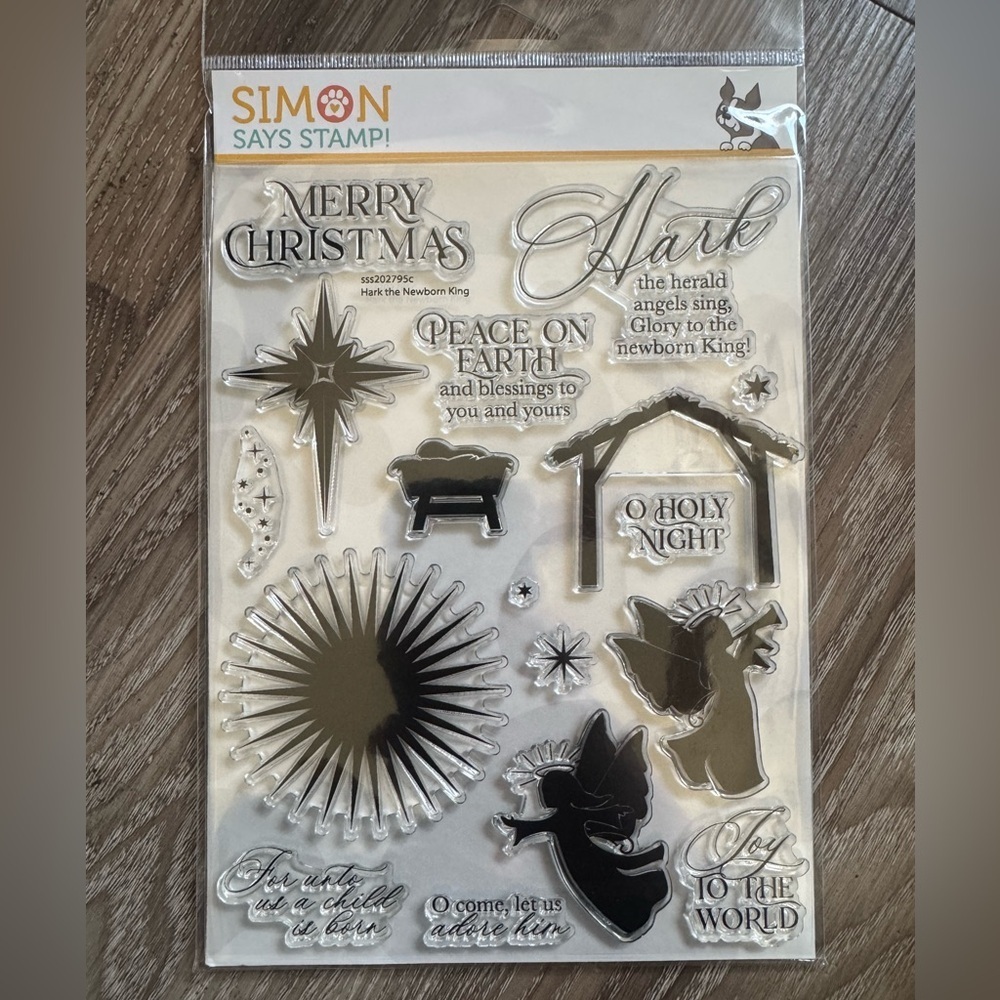 Simon Says Stamp Holiday Clear Stamps - Black and White